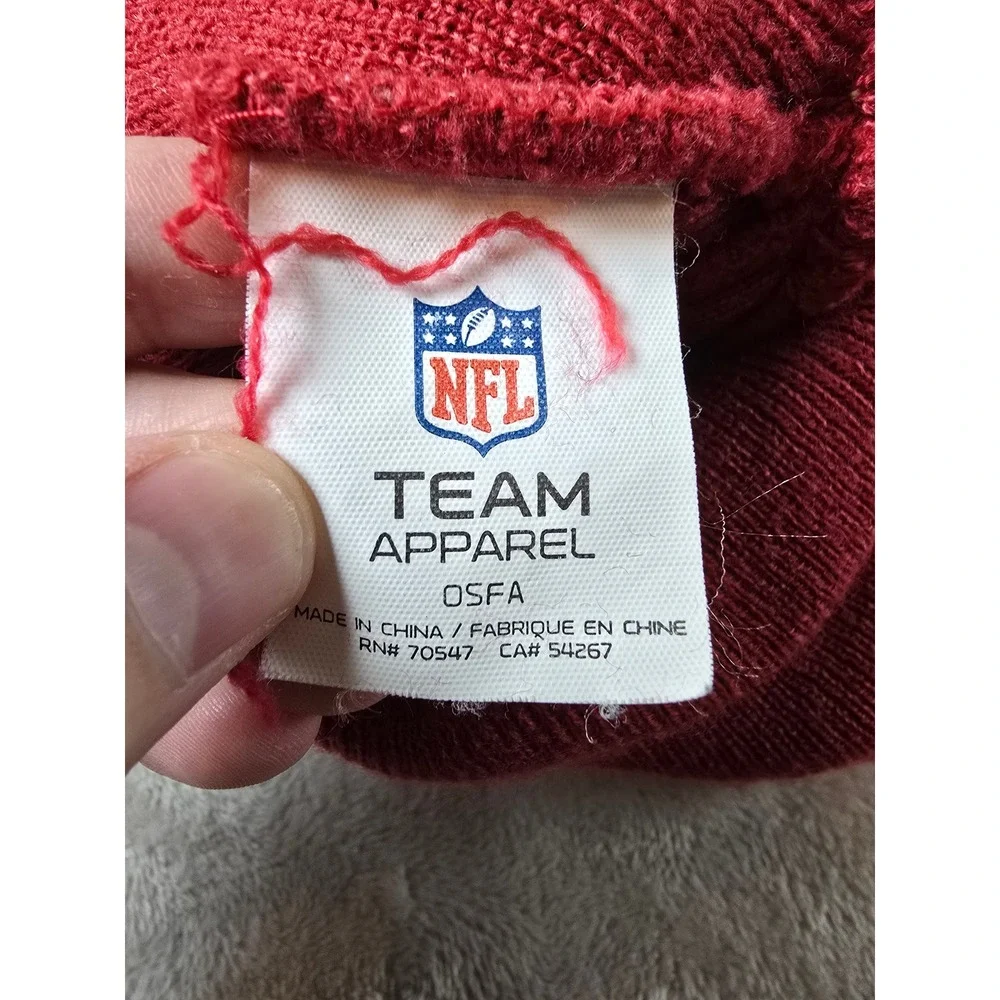 Arizona Cardinals Red‎ Knit Beanie Hat Cap NFL Team Apparel Winter OSFA